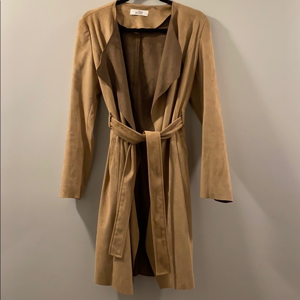 Belle Badgley Mischka Two Tone Camel Jacket S